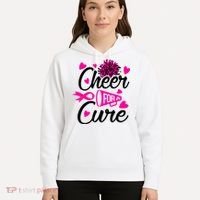 Cheer For A Cure Breast Cancer Awareness Hoodie thumb 5