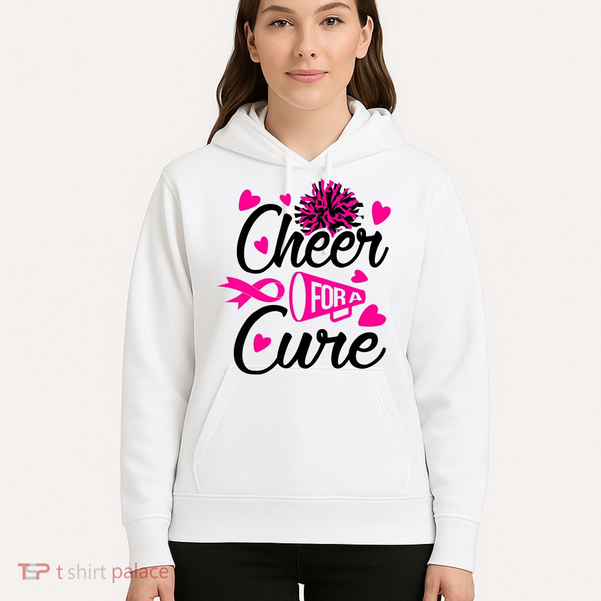 Cheer For A Cure Breast Cancer Awareness Hoodie