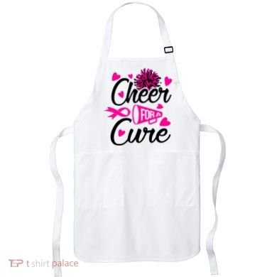 Cheer For A Cure Breast Cancer Awareness Apron