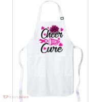Cheer For A Cure Breast Cancer Awareness Apron thumb 0