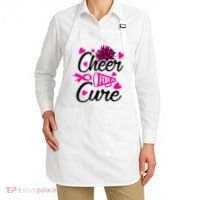 Cheer For A Cure Breast Cancer Awareness Apron thumb 2