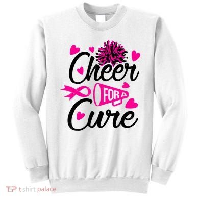 Cheer For A Cure Breast Cancer Awareness Sweatshirt