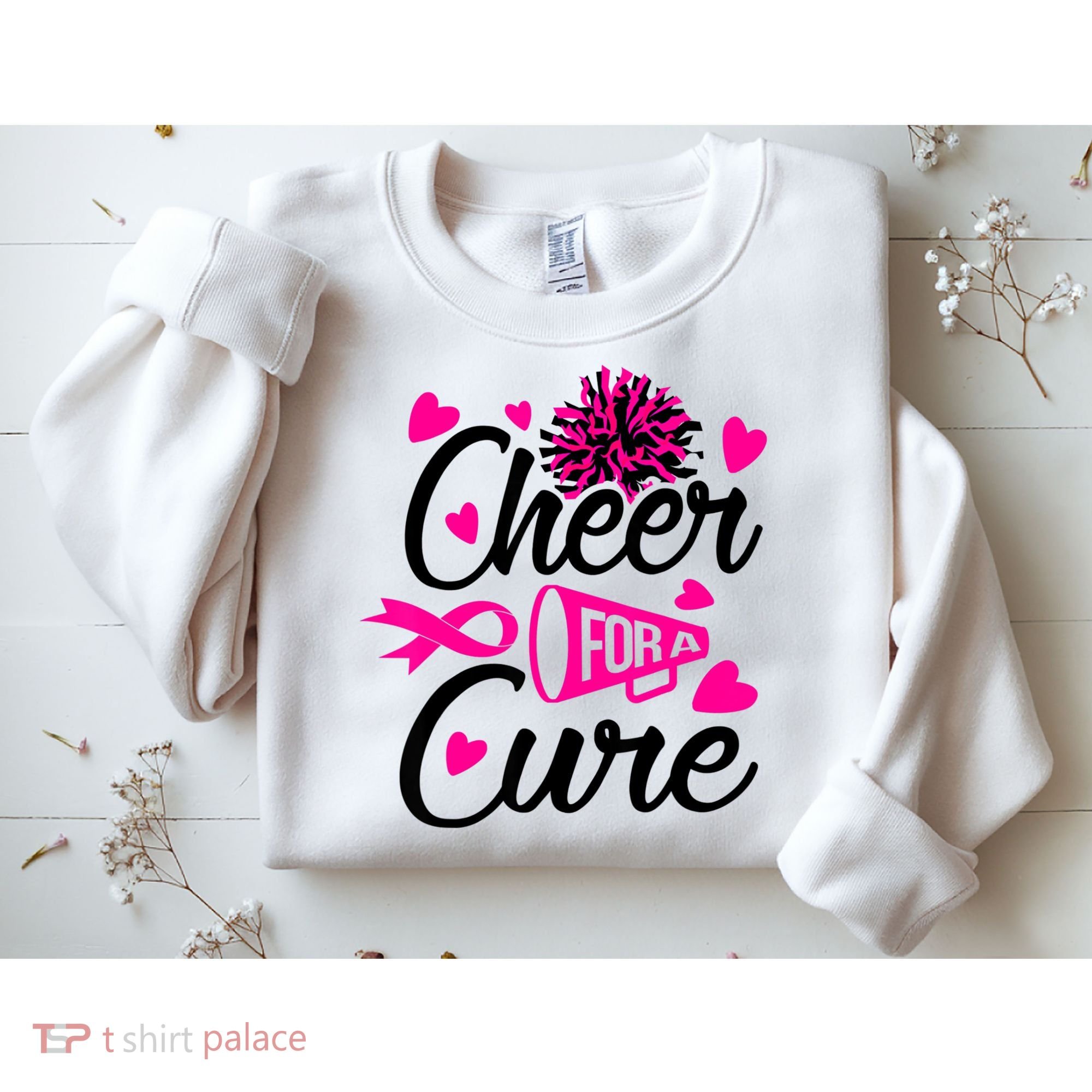 Cheer For A Cure Breast Cancer Awareness Sweatshirt