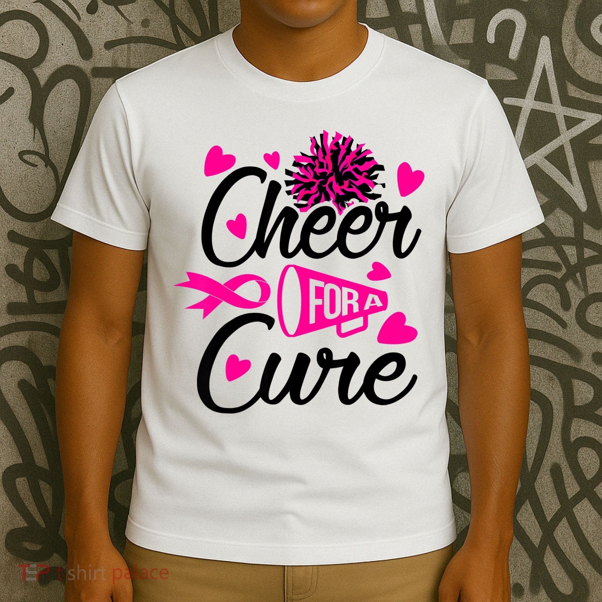 Cheer For A Cure Breast Cancer Awareness T-Shirt