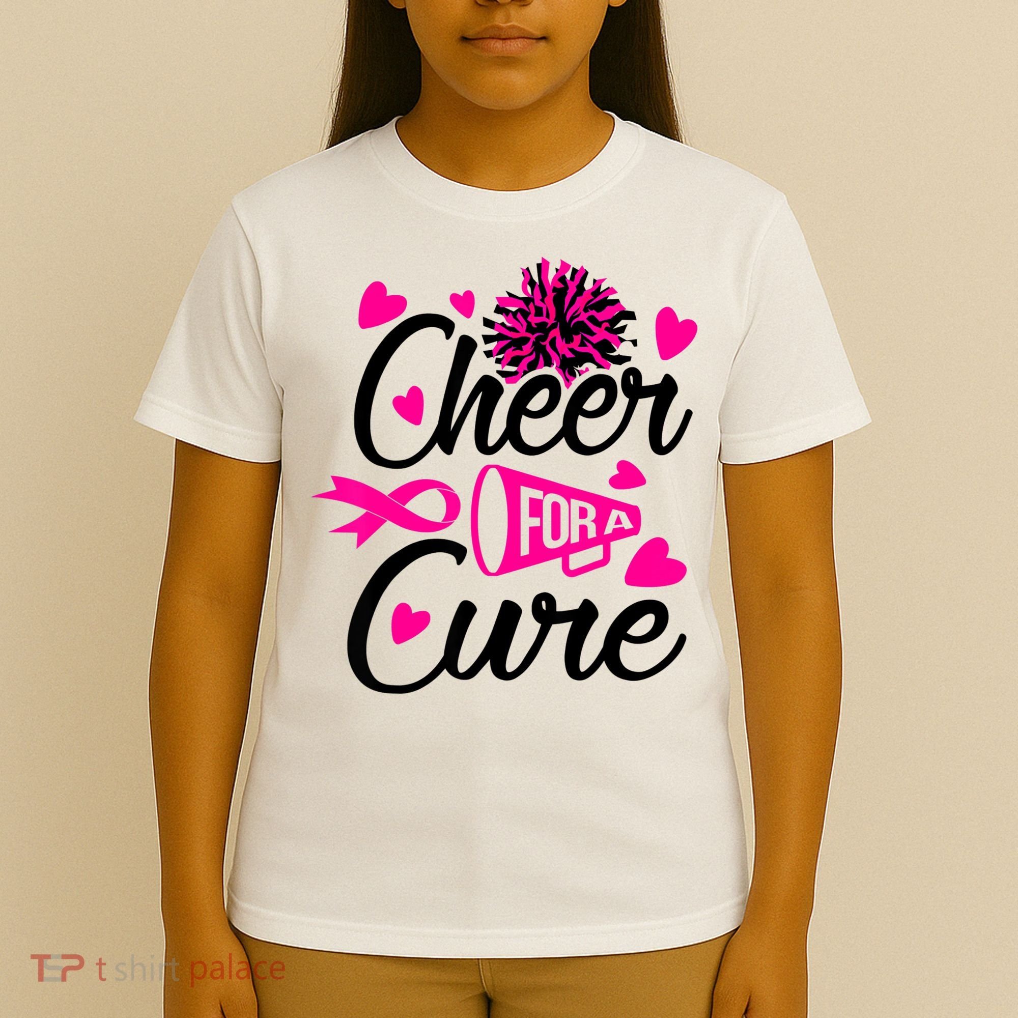 Cheer For A Cure Breast Cancer Awareness T-Shirt