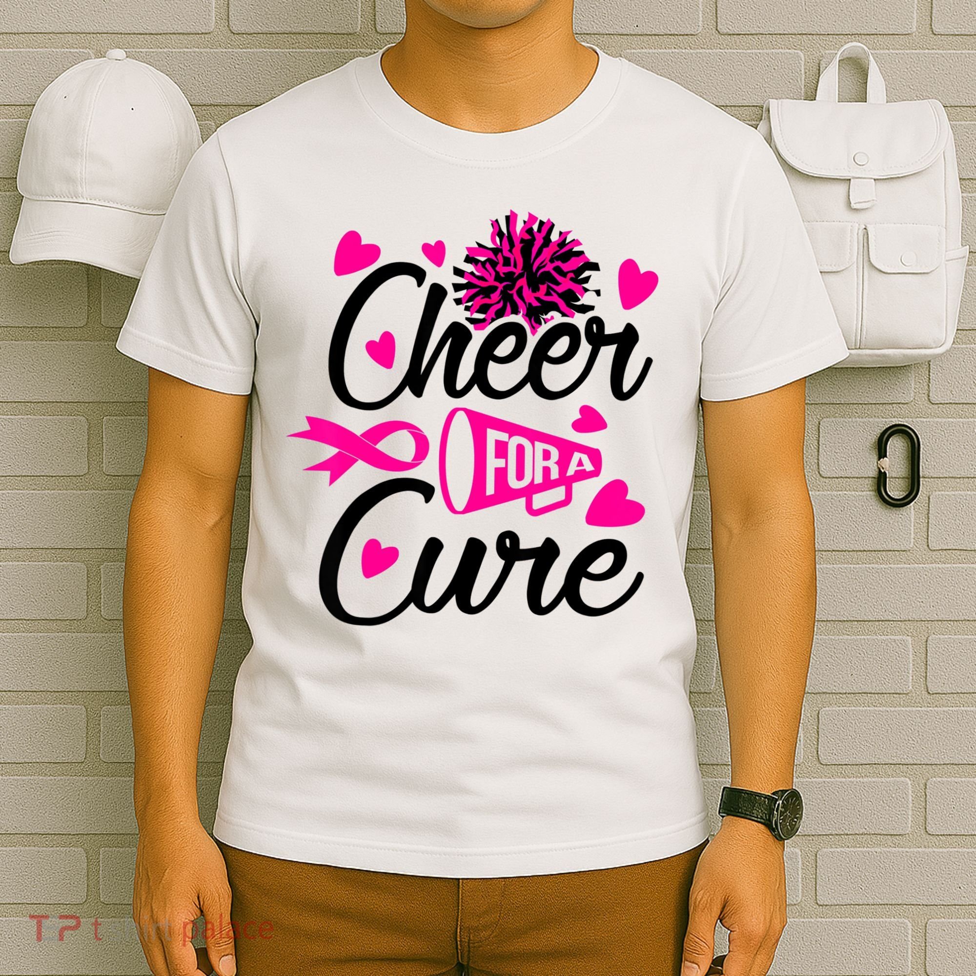 Cheer For A Cure Breast Cancer Awareness T-Shirt