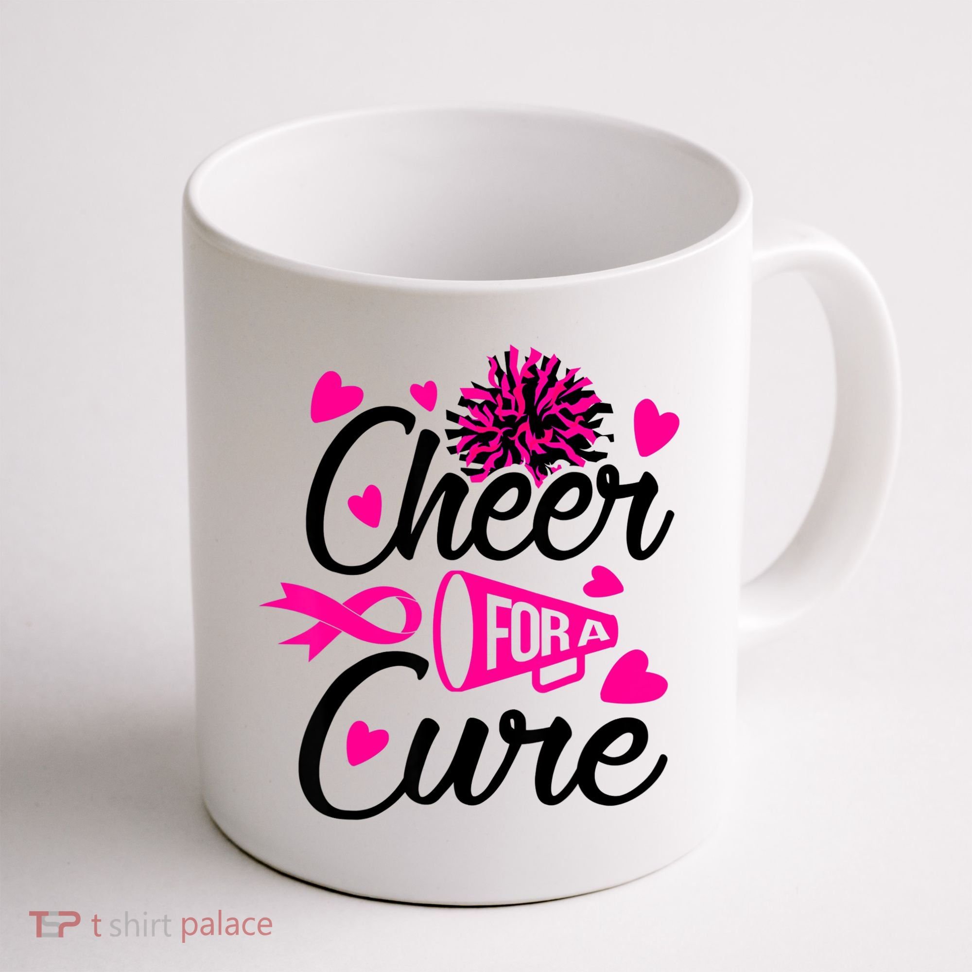 Cheer For A Cure Breast Cancer Awareness Coffee Mug