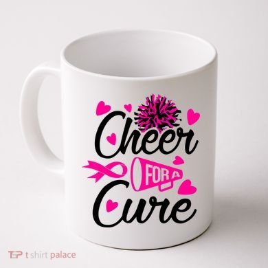 Cheer For A Cure Breast Cancer Awareness Coffee Mug
