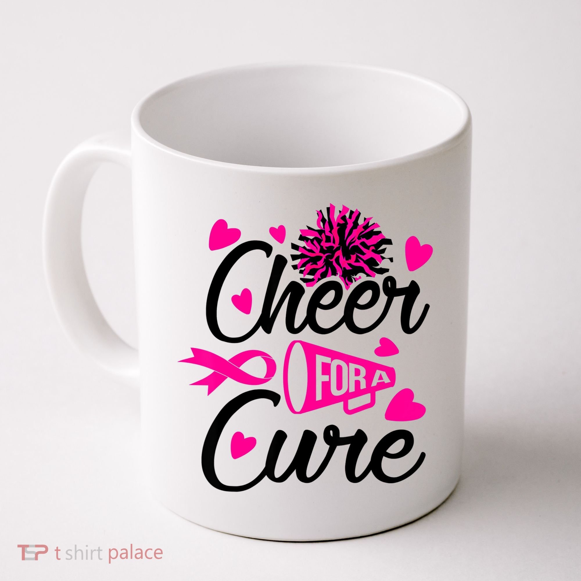 Cheer For A Cure Breast Cancer Awareness Coffee Mug