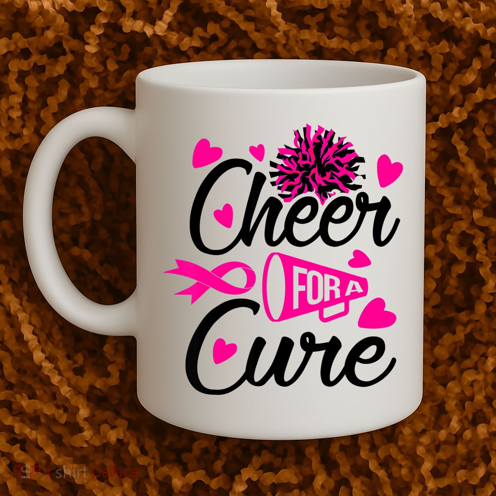 Cheer For A Cure Breast Cancer Awareness Coffee Mug