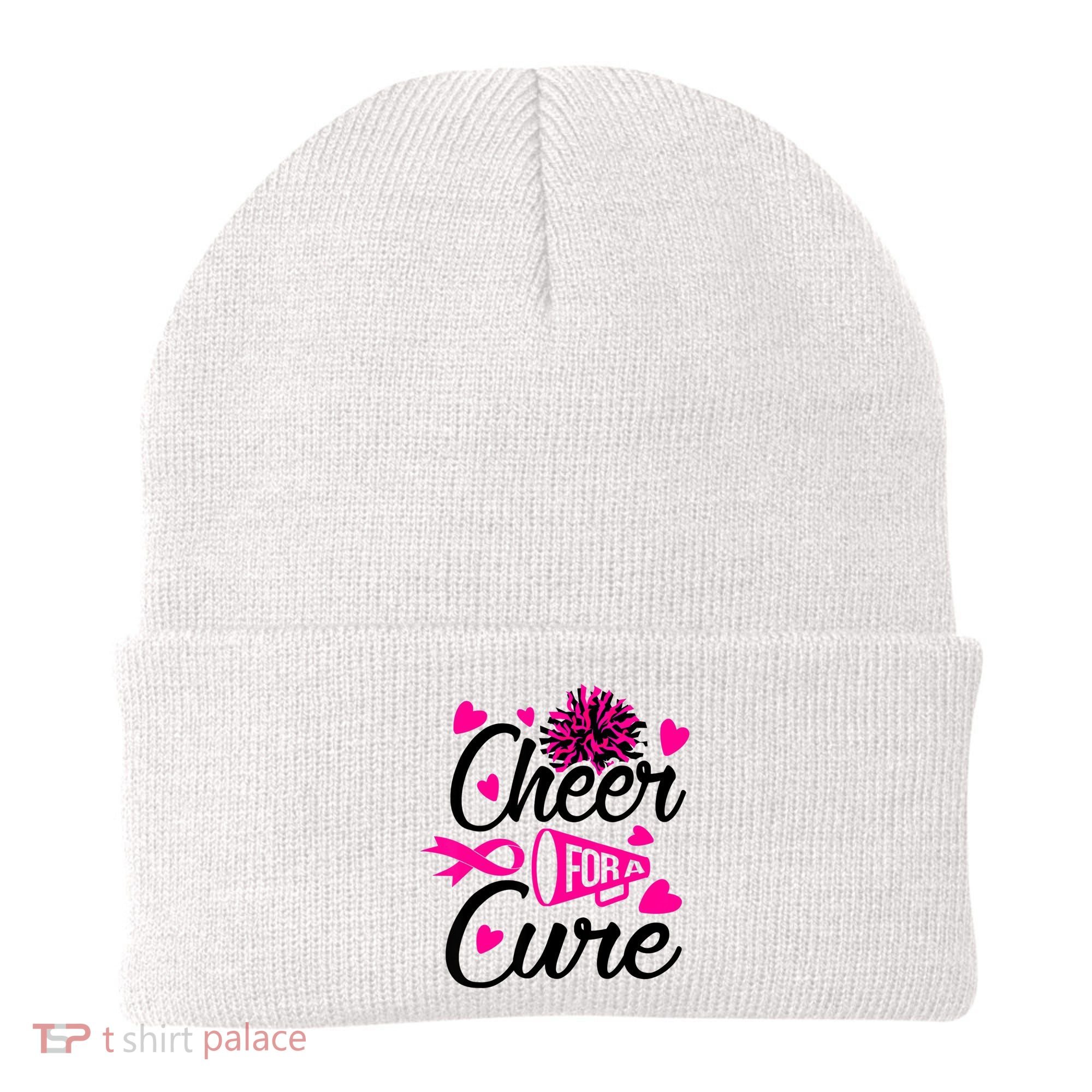 Cheer For A Cure Breast Cancer Awareness Beanie