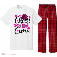 Cheer For A Cure Breast Cancer Awareness Pajama Set thumb 0