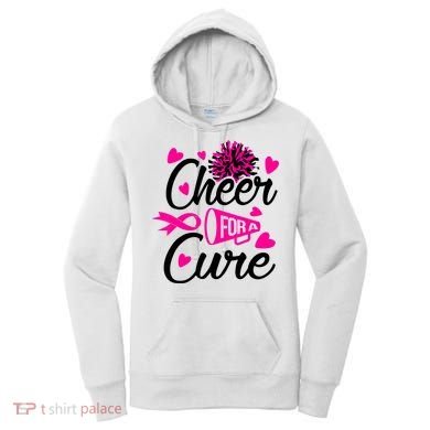 Cheer For A Cure Breast Cancer Awareness Women's Hoodie