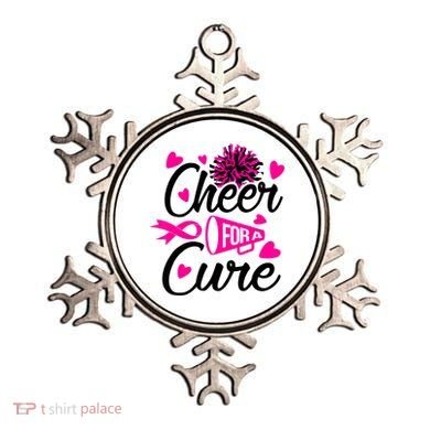 Cheer For A Cure Breast Cancer Awareness Ornament
