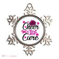 Cheer For A Cure Breast Cancer Awareness Ornament thumb 0