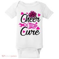 Cheer For A Cure Breast Cancer Awareness Baby Bodysuit thumb 0
