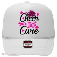Cheer For A Cure Breast Cancer Awareness Hat thumb 0