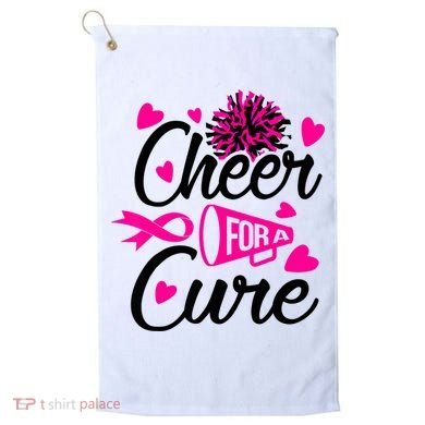 Cheer For A Cure Breast Cancer Awareness Golf Towel