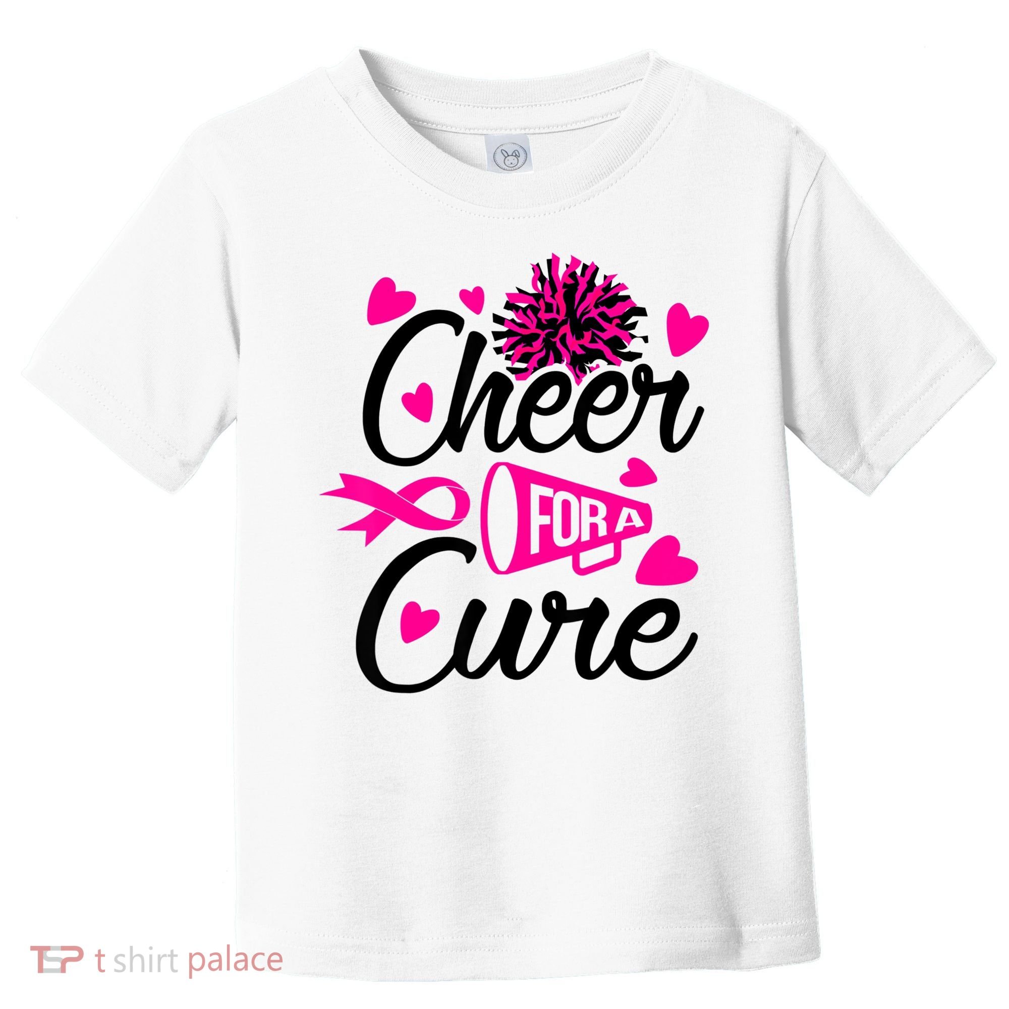 Cheer For A Cure Breast Cancer Awareness Toddler T-Shirt