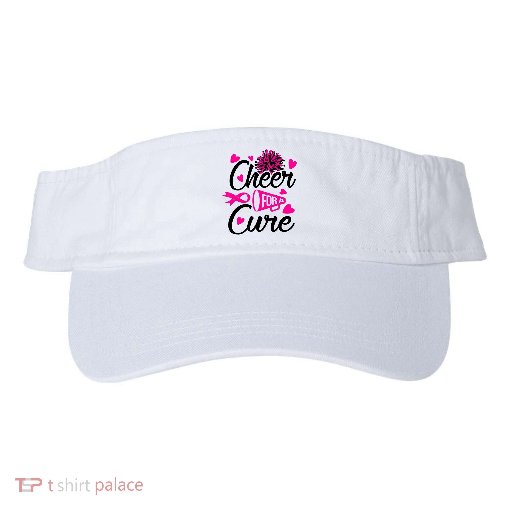 Cheer For A Cure Breast Cancer Awareness Visor