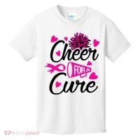 Cheer For A Cure Breast Cancer Awareness Kids T-Shirt thumb 0