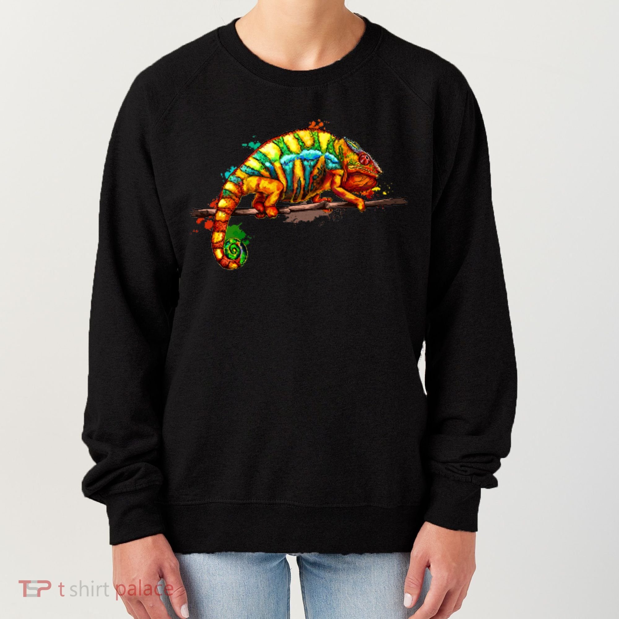 Chameleon From A Splash Women's Sweatshirt