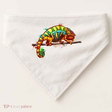 Chameleon From A Splash USA-Made Doggie Bandana