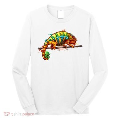 Chameleon From A Splash Long Sleeve Shirt