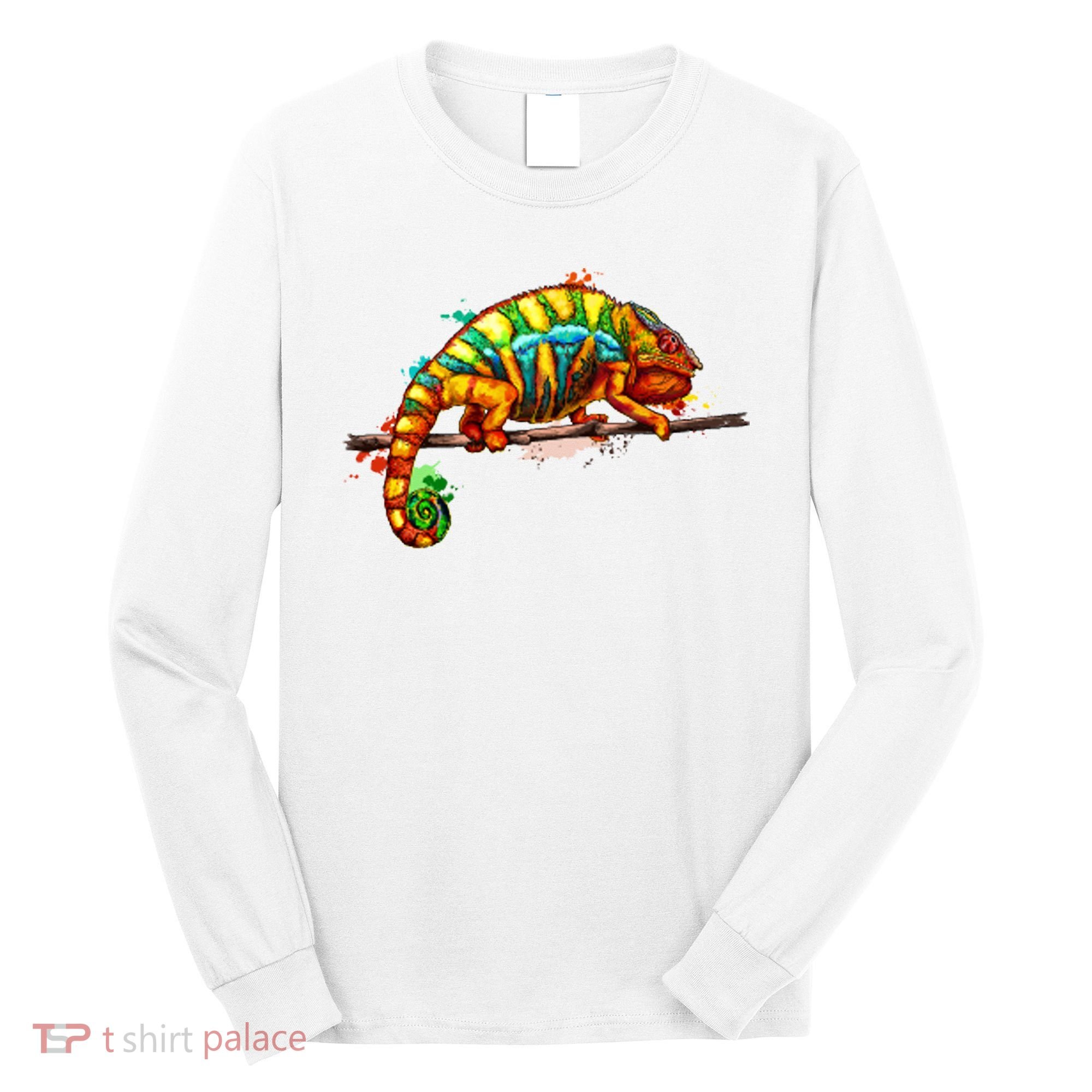 Chameleon From A Splash Long Sleeve Shirt