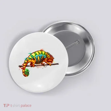 Chameleon From A Splash Button