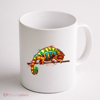Chameleon From A Splash Coffee Mug back
