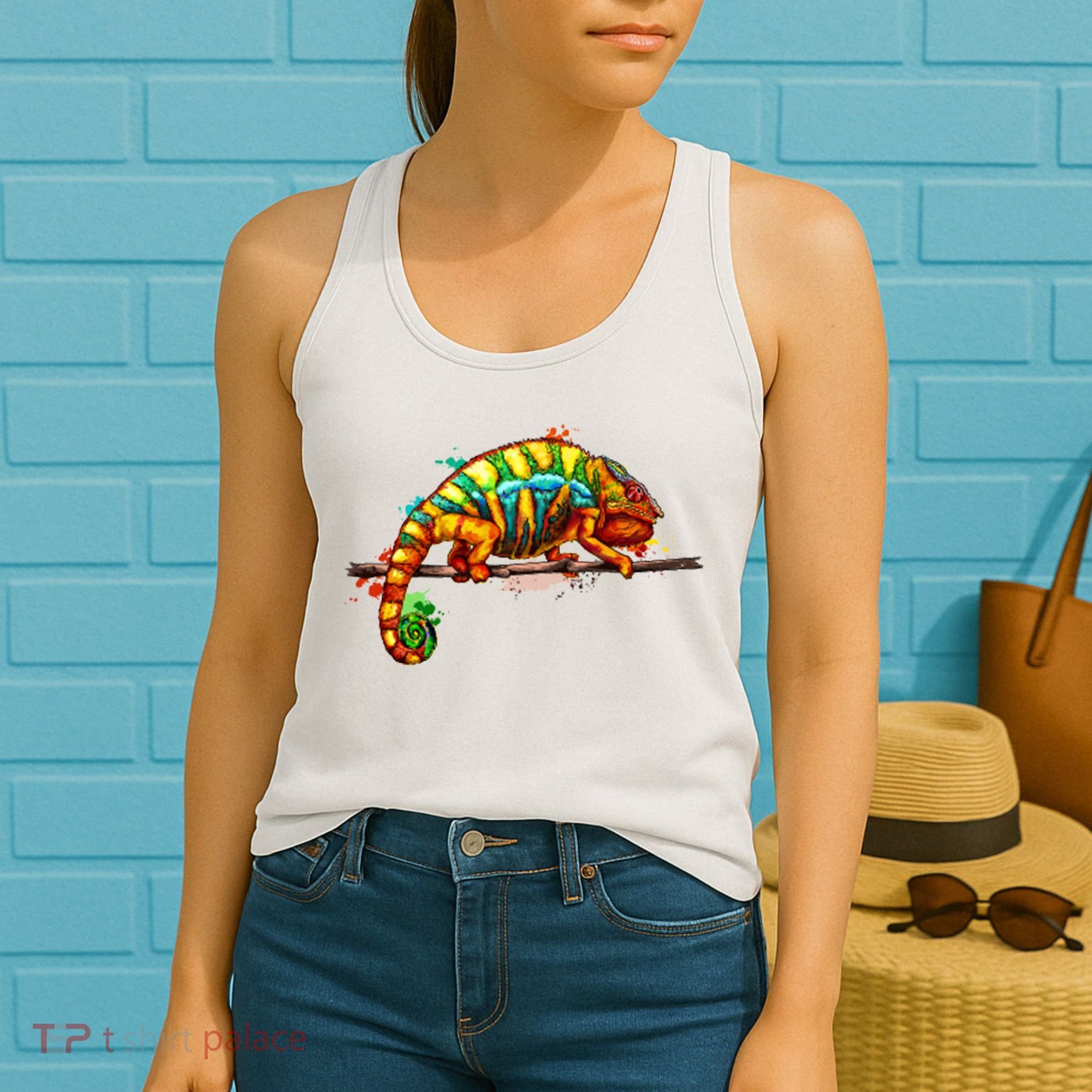 Chameleon From A Splash Women's Tank Top