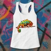 Chameleon From A Splash Women's Tank Top thumb 3