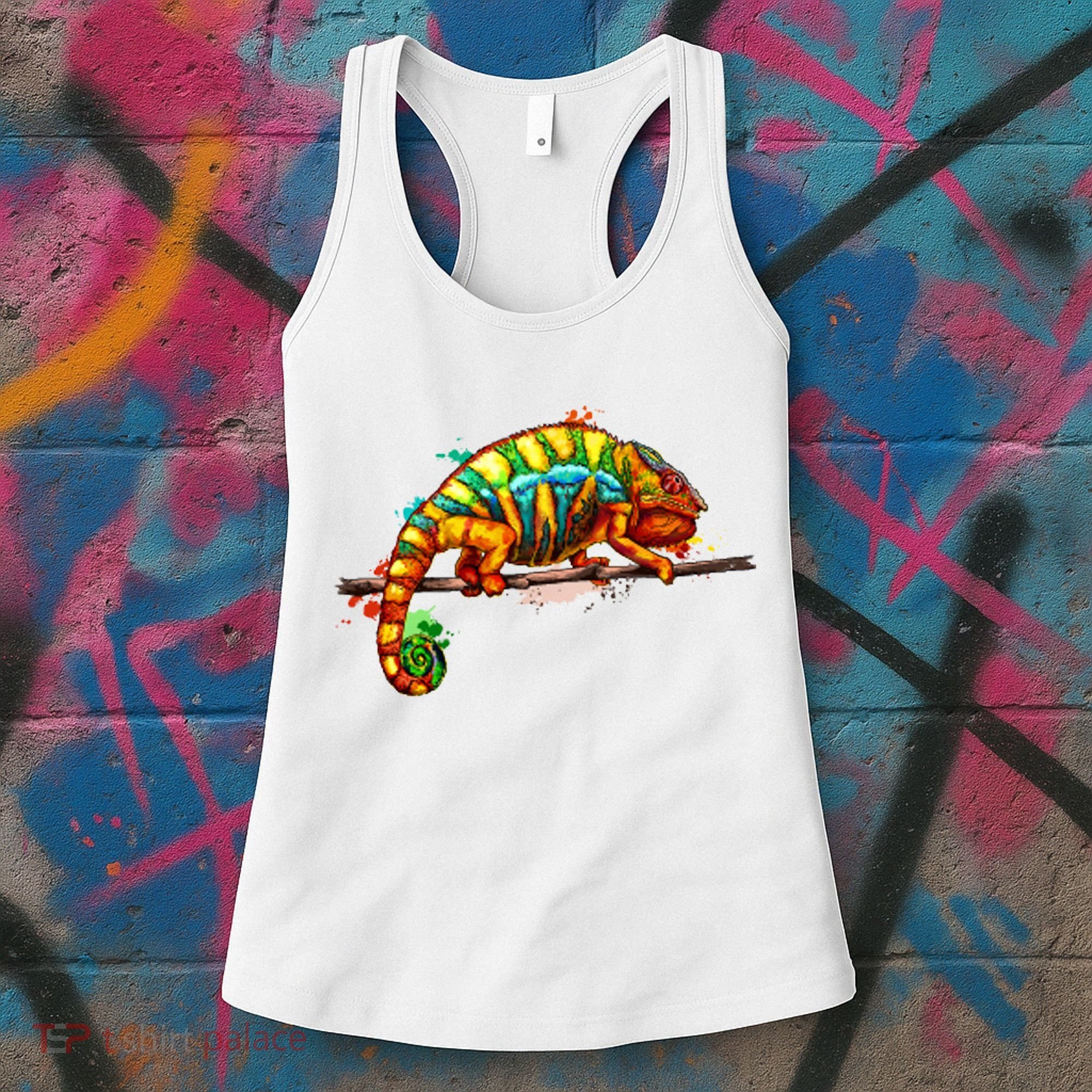 Chameleon From A Splash Women's Tank Top