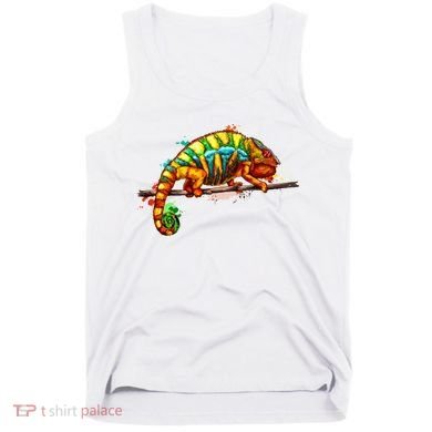 Chameleon From A Splash Tank Top