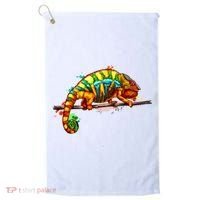 Chameleon From A Splash Golf Towel thumb 0