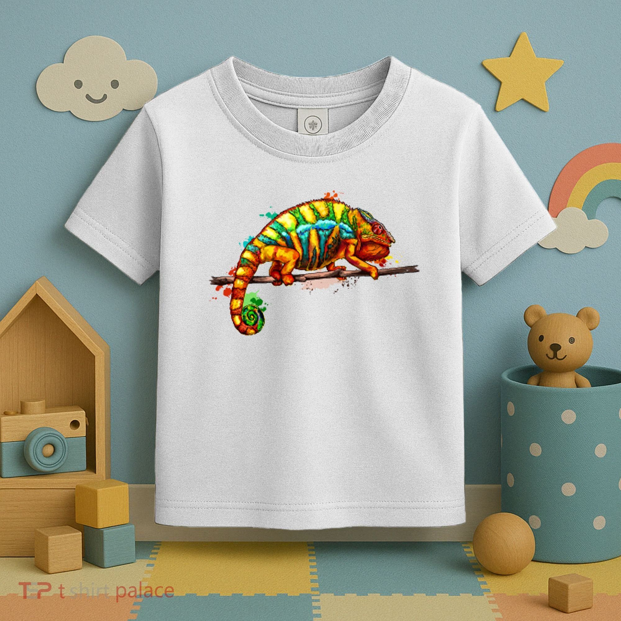 Chameleon From A Splash Toddler T-Shirt