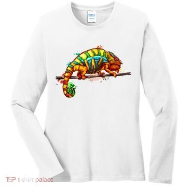 Chameleon From A Splash Women's Long Sleeve Shirt
