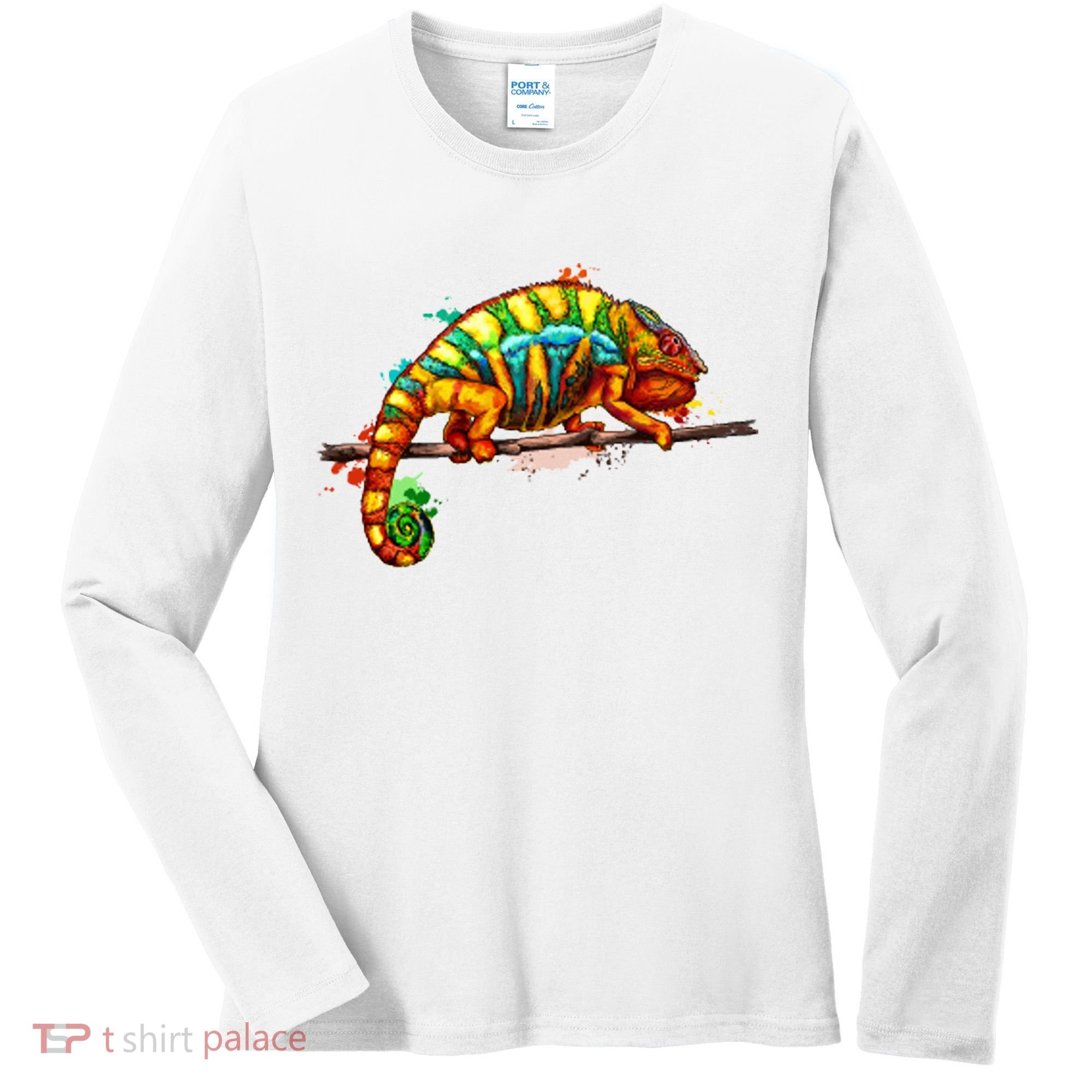 Chameleon From A Splash Women's Long Sleeve Shirt