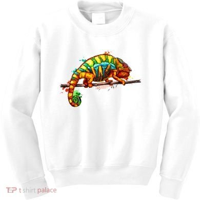 Chameleon From A Splash Kids Sweatshirt