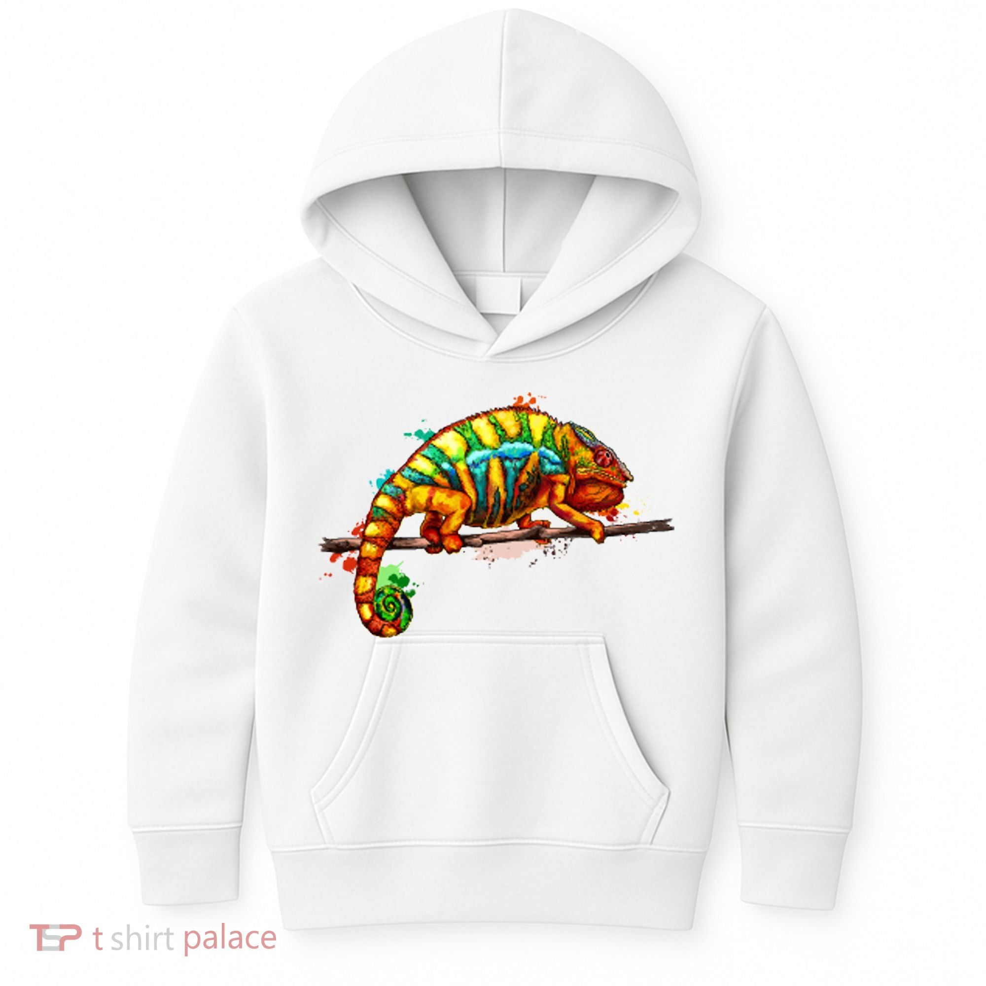Chameleon From A Splash Kids Hoodie