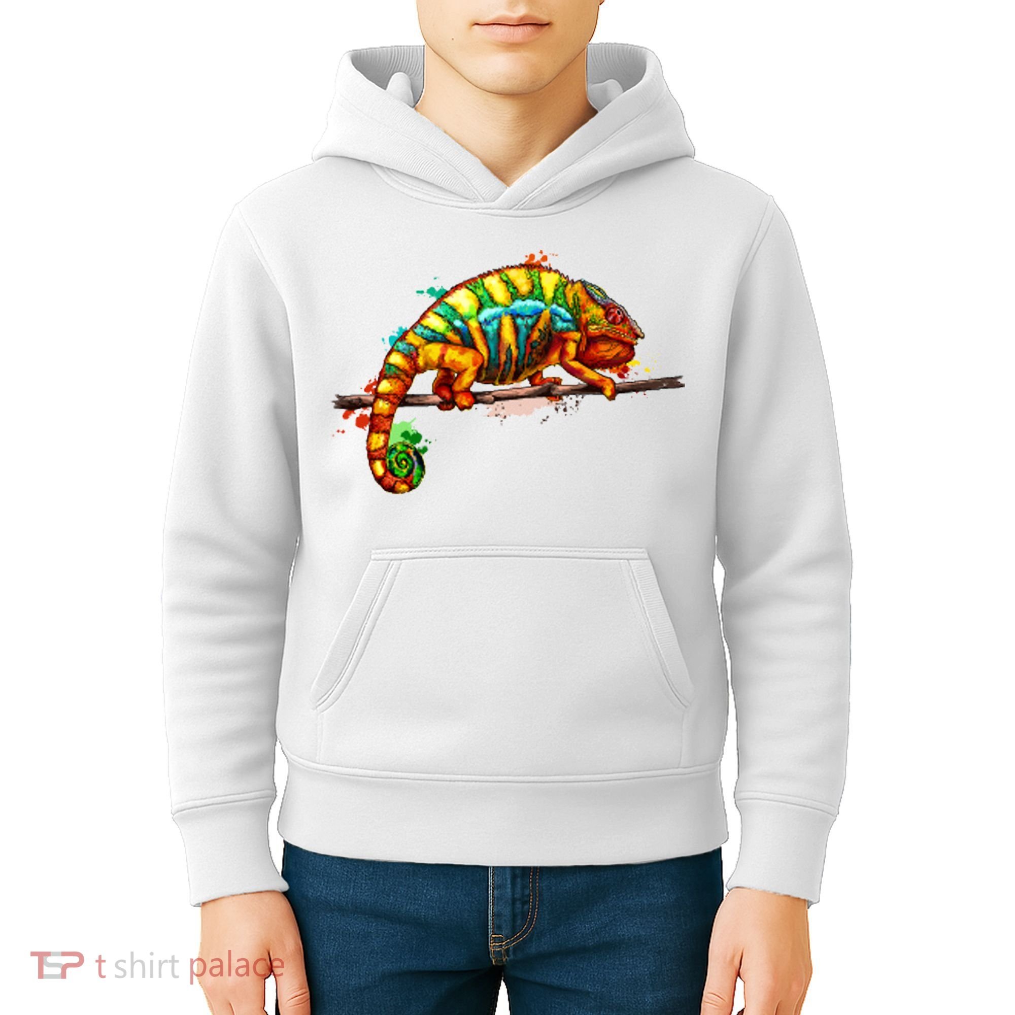 Chameleon From A Splash Kids Hoodie