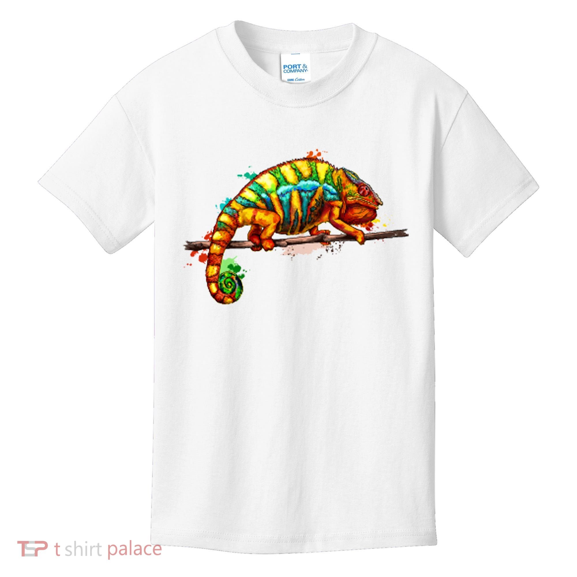 Chameleon From A Splash Kids T-Shirt
