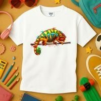 Chameleon From A Splash Kids T-Shirt thumb 3