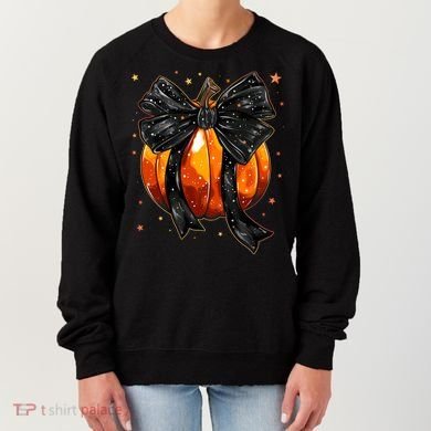 Cute Fall Autumn Halloween Pumpkin Women's Sweatshirt