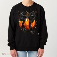 Cute Fall Autumn Halloween Pumpkin Women's Sweatshirt thumb 0