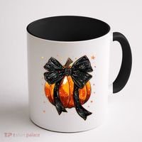 Cute Fall Autumn Halloween Pumpkin Coffee Mug thumb 1