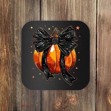 Cute Fall Autumn Halloween Pumpkin Coaster