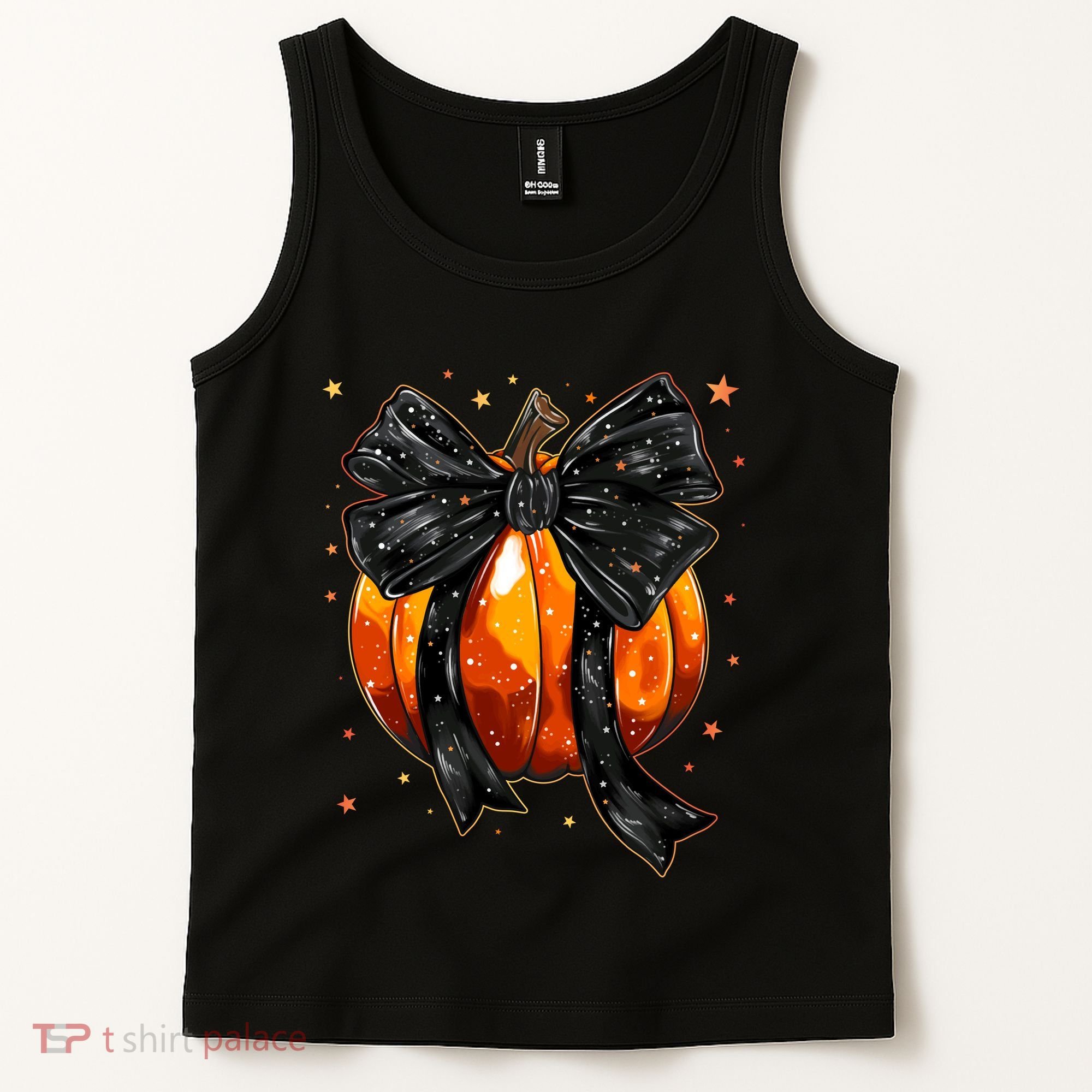 Cute Fall Autumn Halloween Pumpkin Tank Top