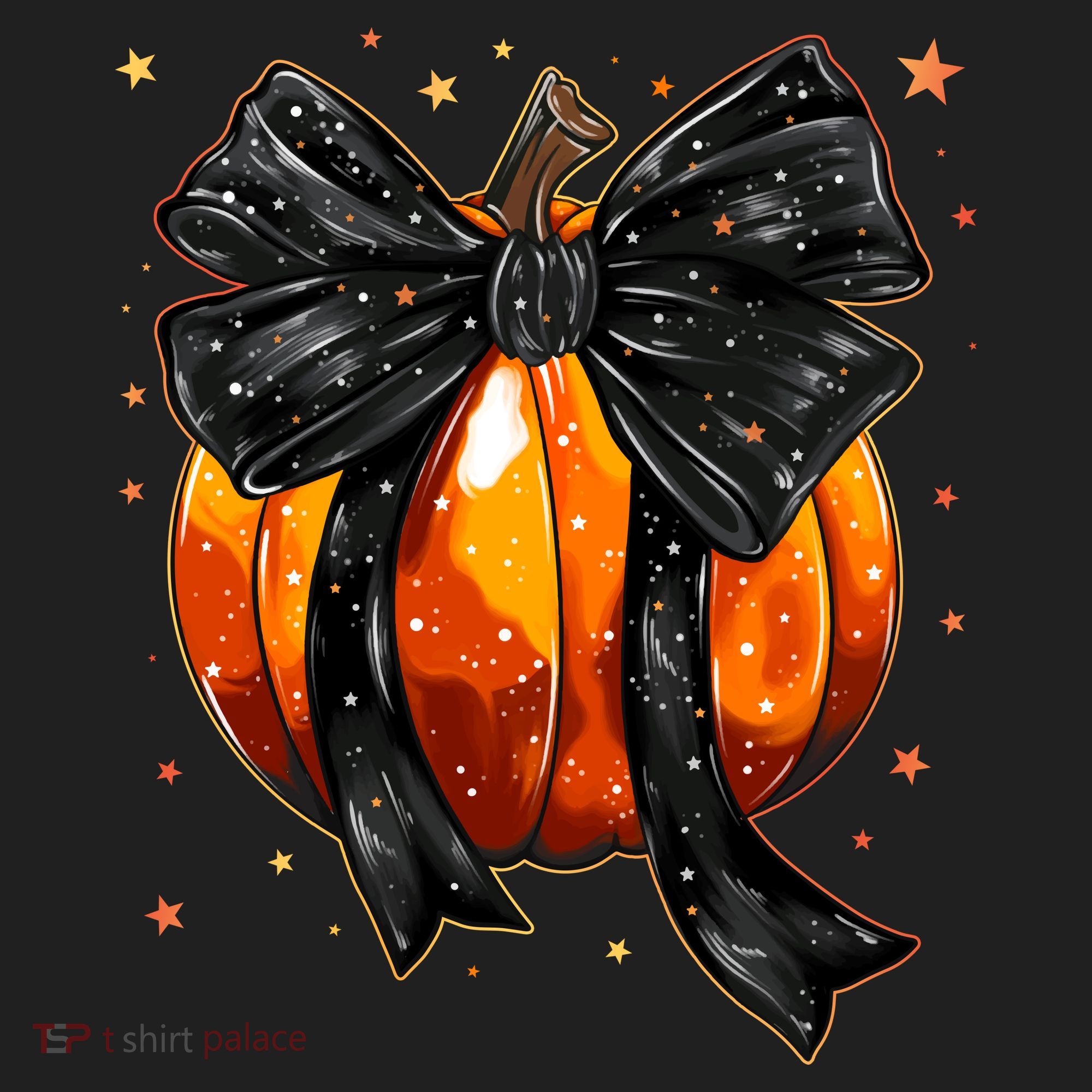 Cute Fall Autumn Halloween Pumpkin Golf Towel